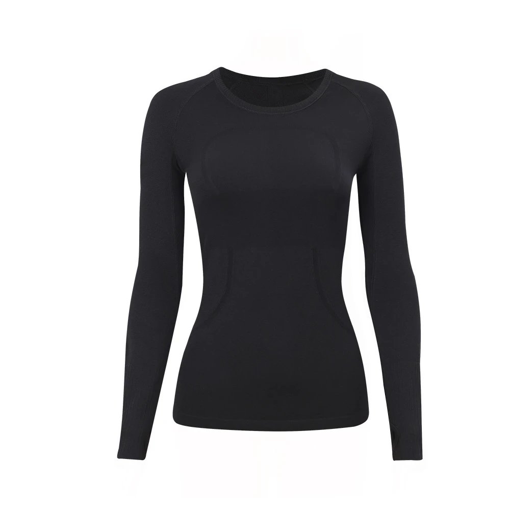 Lululemon Align Long Sleeve Top Heather Gray Base-Layer - 18
