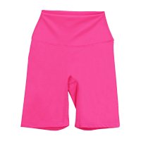 Rose-red five-point shorts
