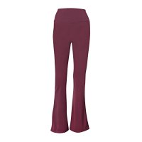 Dark red bell-bottom pants—original price