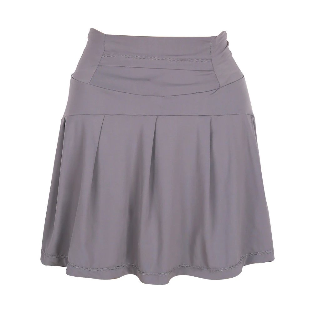 Design Pleated Tennis Skirt Gray - 11