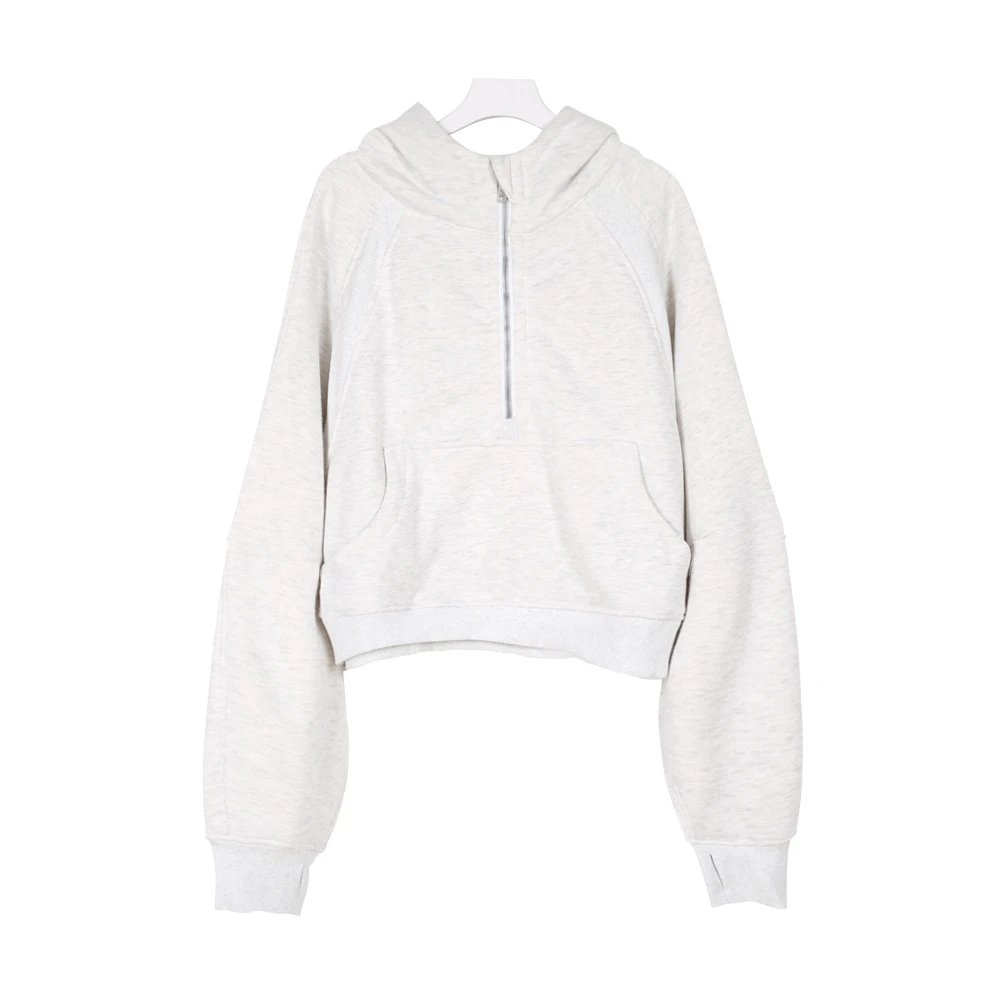 Design Olive Green Half-Zip Hoodie - 12