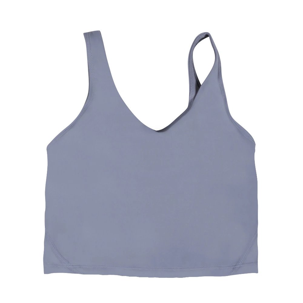 Lululemon Align V-Neck Crop Tank Top Grey