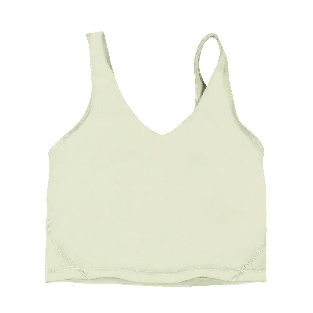 Lululemon Align V-Neck Crop Tank Top Light Green