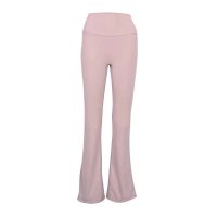 Original standard-weight powder-colored flared pants