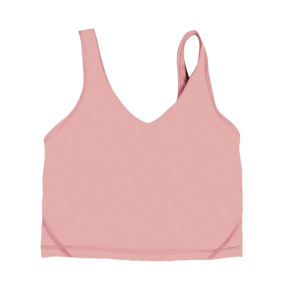 Lululemon Align V-Neck Crop Tank Top Dusty Pink