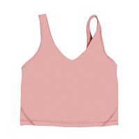 Pink U-neck vest