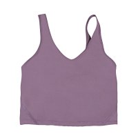 Iris Purple U-Neck Tank Top
