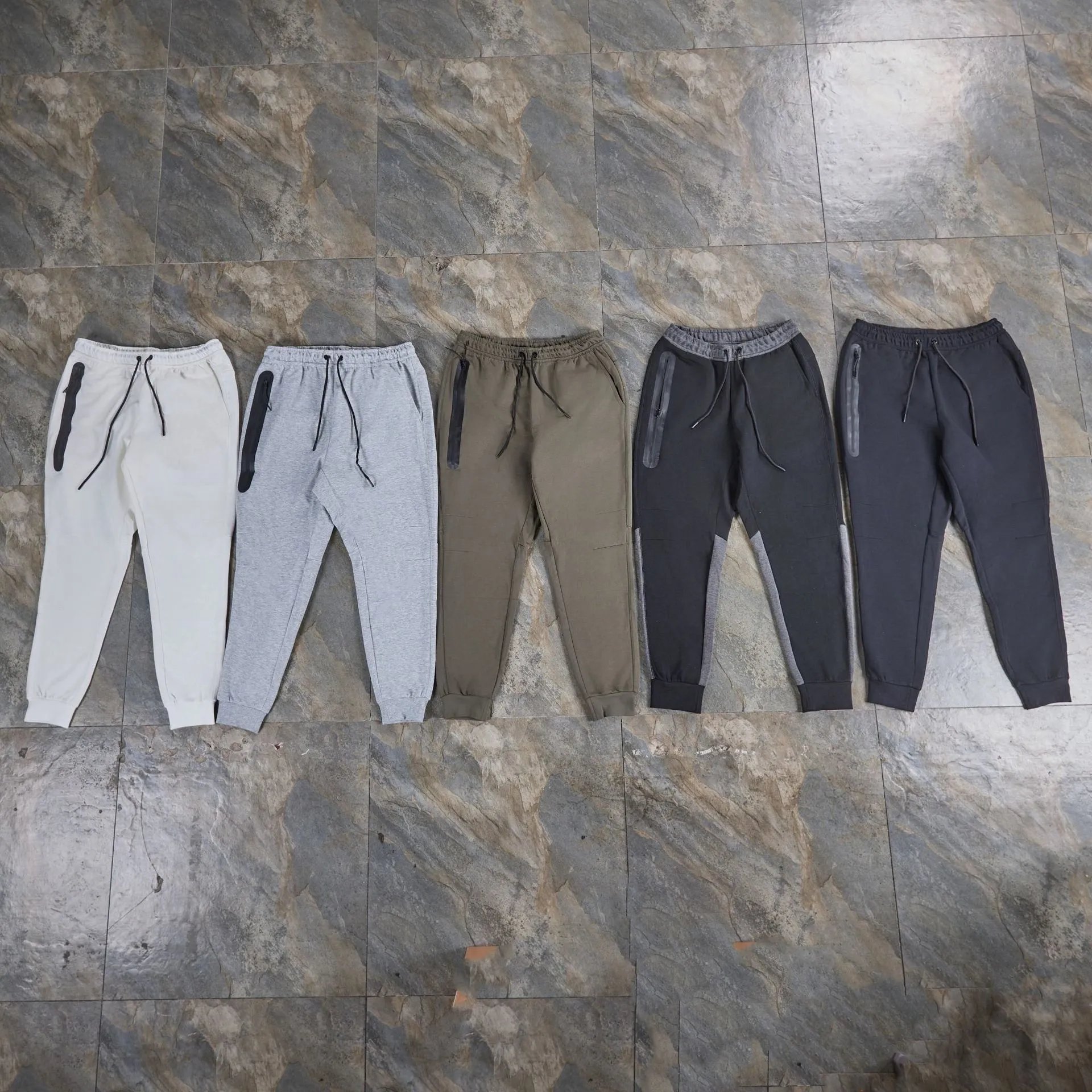 Nike Tech Fleece Hoodie and Joggers Set Gray / Black - 5