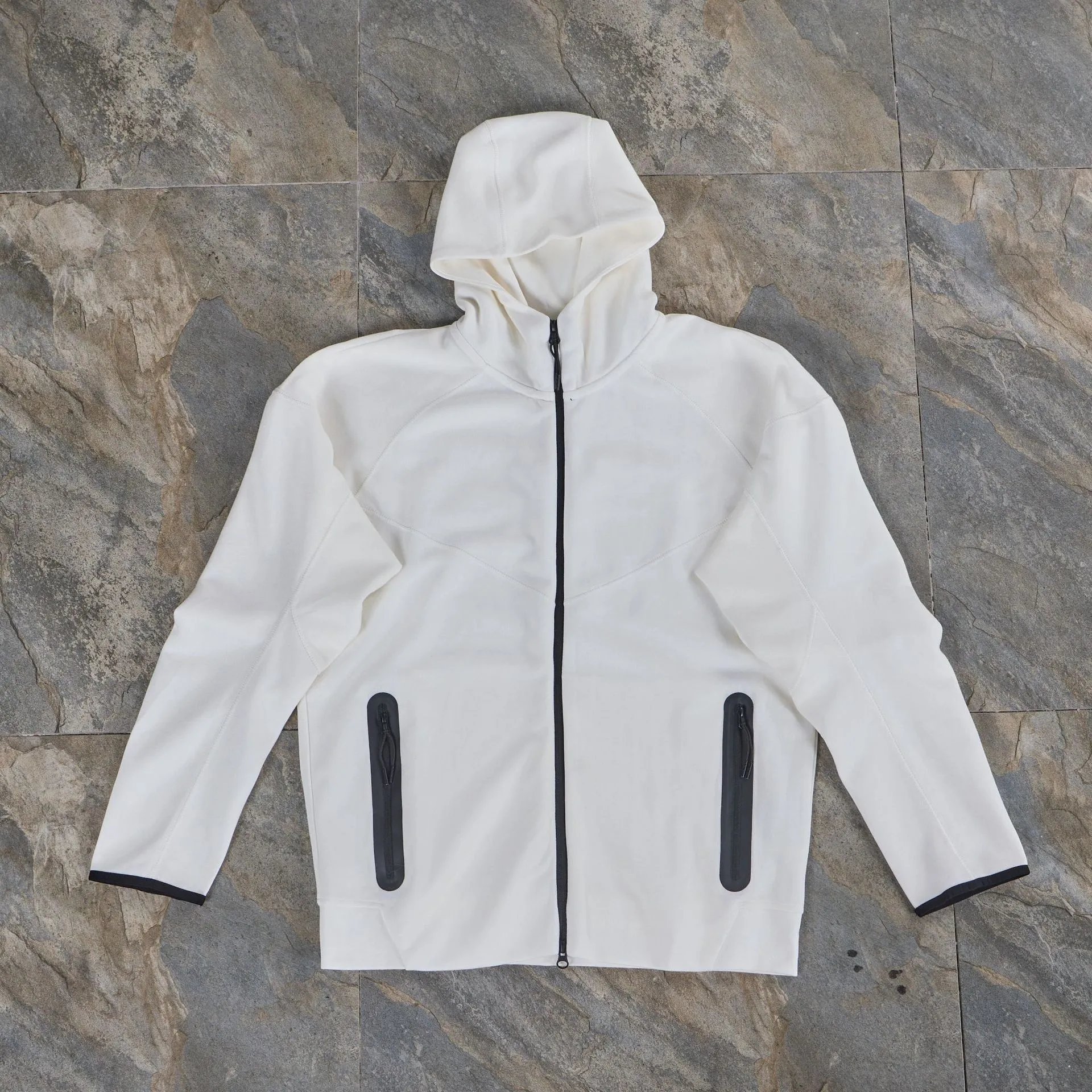 Nike Tech Fleece Hoodie and Joggers Set Gray / Black - 13
