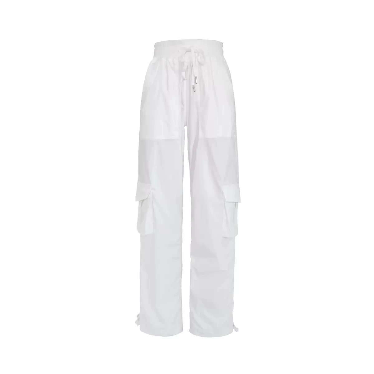 Design Cargo Pants Black Streetwear Wide-Leg Pants - 20