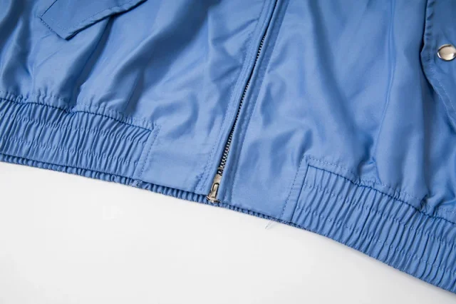 Stüssy Jackets Stand-collar zip jacket with back logo patch product detail image 8
