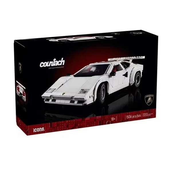 LEGO Icons Lamborghini Countach 5000 Quattrovalvole Building Set