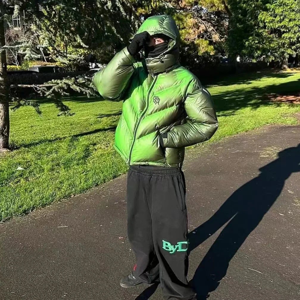 [DX209] Winter New Warming Cotton-padded Jacket Cotton-padded Coat Thickened Hat Warm Bread Coat Loose Men's and Women's Coat