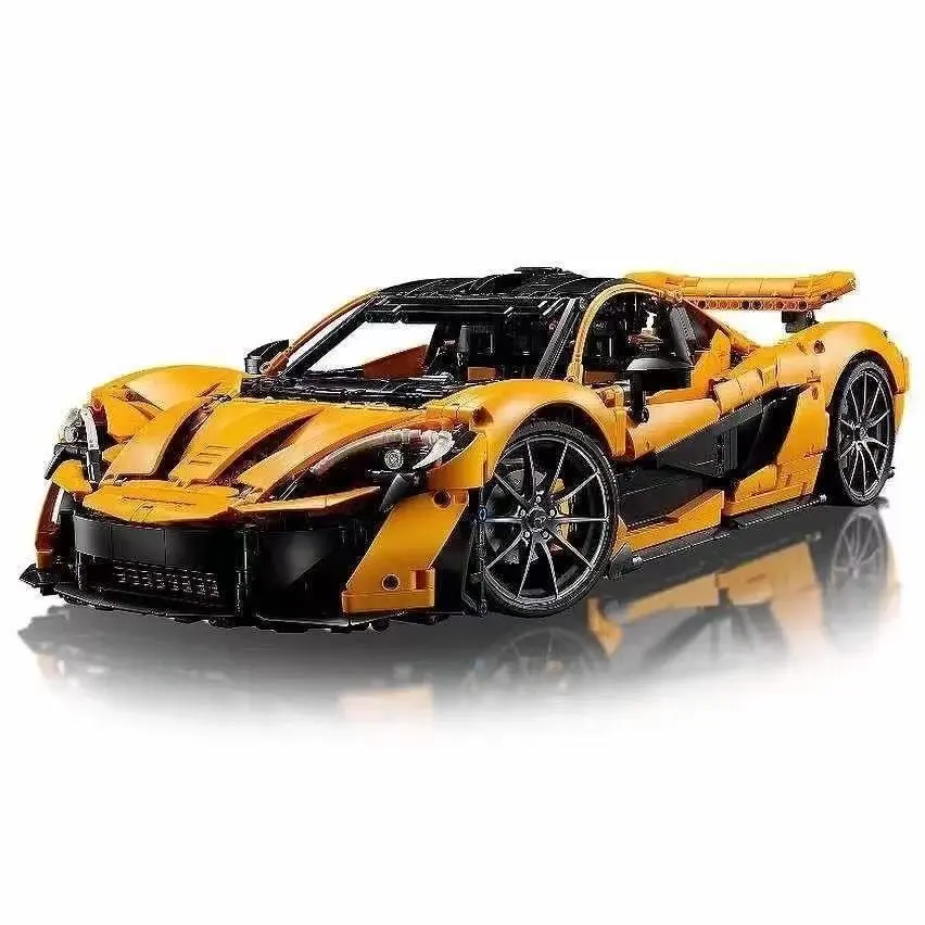 High-Brick Version McLaren P1 Technic Building Block Sports Car
