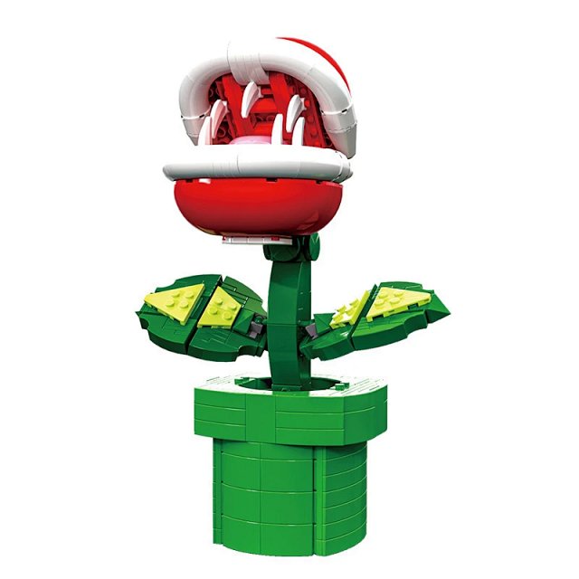 Building Blocks Piranha Plant Fire Flower Building Blocks Girls Assembling Toys: seller detail photo 2