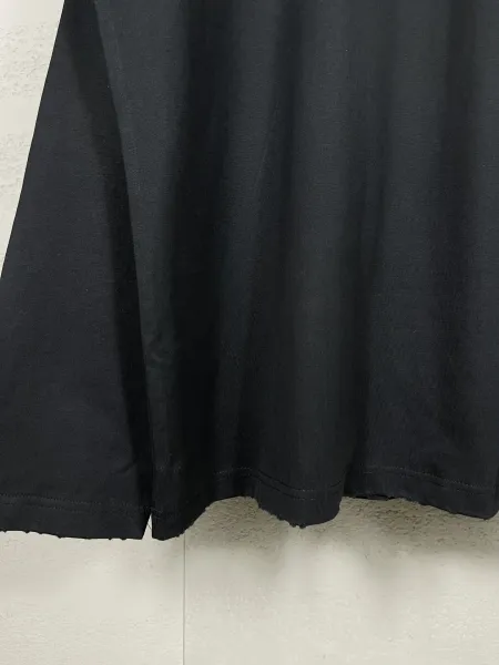 Balenciaga Logo Print Oversized Black T-Shirt - 12