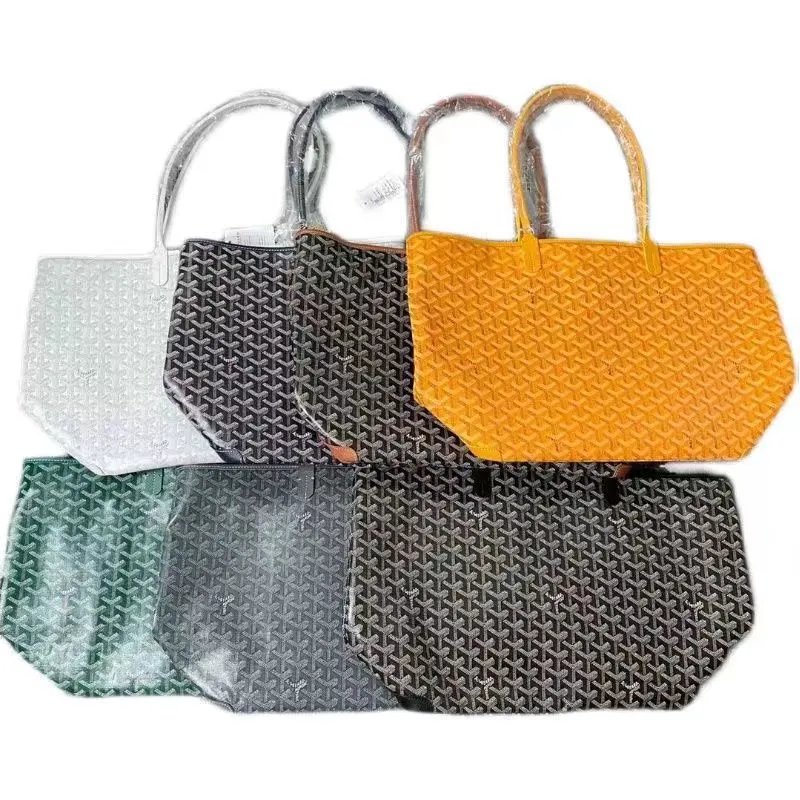 Goyard Saint Louis Tote Black Monogram Canvas Tote Bag - 22