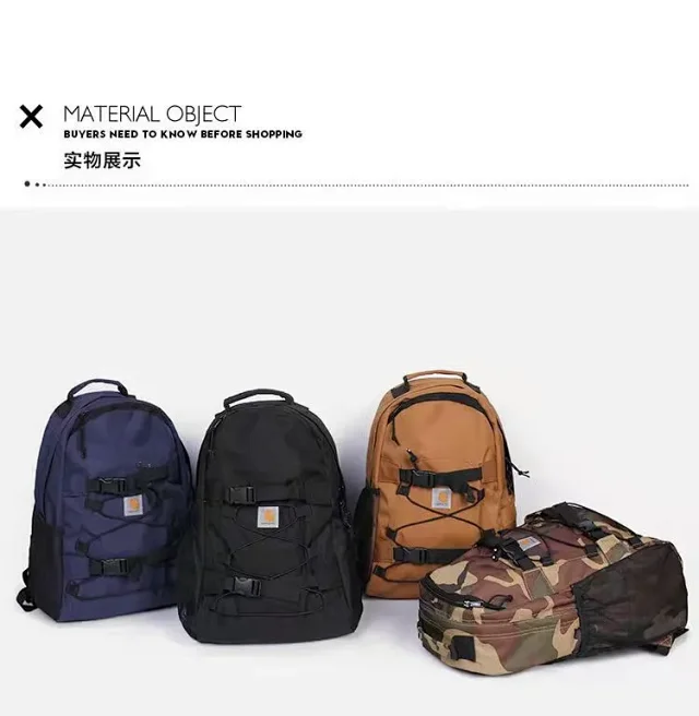 Carhartt Backpacks Buckle and bungee-cord backpack product detail image 19