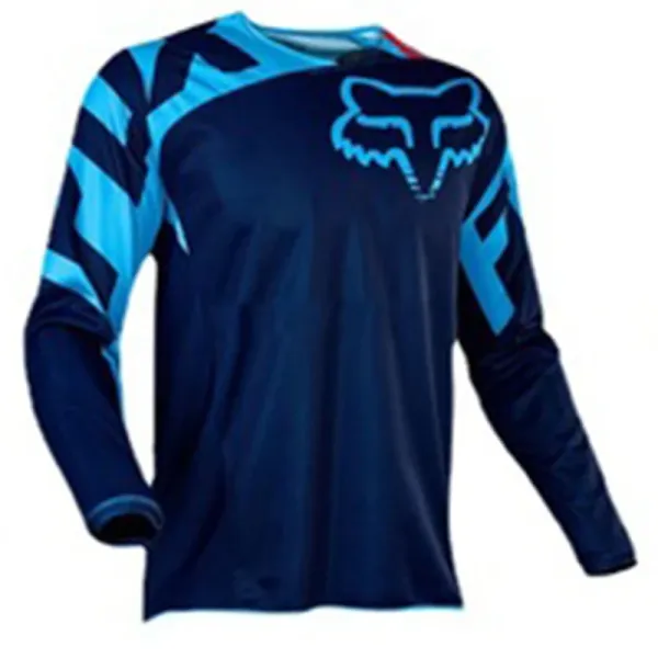 Fox Racing 180 Motocross Jersey Red/Navy Blue - 7