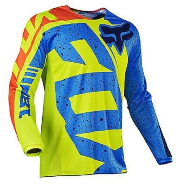 Fox Racing 180 Motocross Jersey Red/Navy Blue - 18