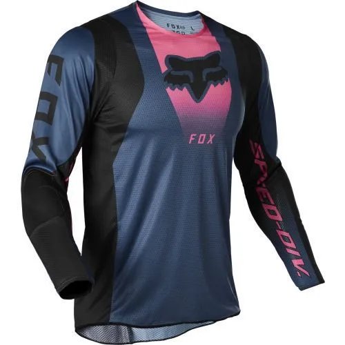 Fox Racing 180 Motocross Jersey Red/Navy Blue - 23