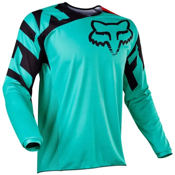Fox Racing 180 Motocross Jersey Red/Navy Blue - 6