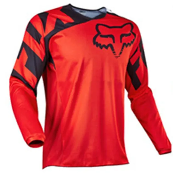 Fox Racing 180 Motocross Jersey Red/Navy Blue - 8