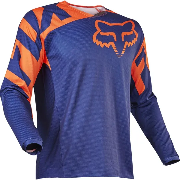 Fox Racing 180 Motocross Jersey Red/Navy Blue - 15