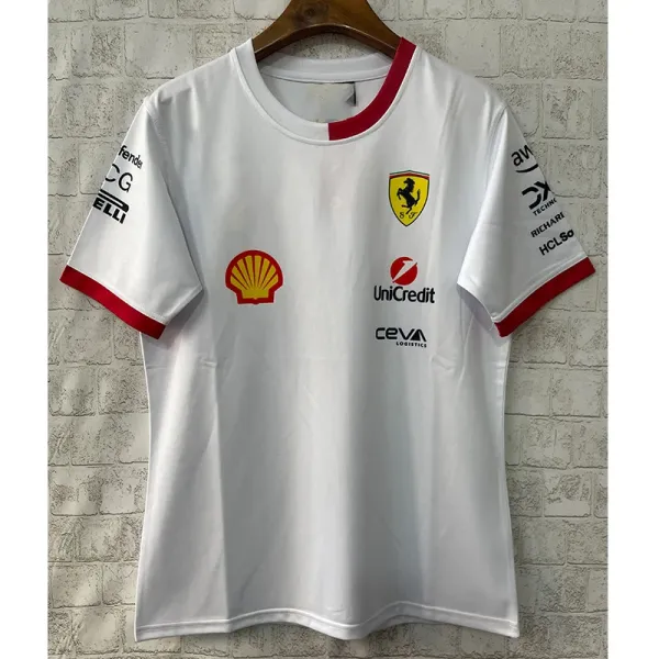 Scuderia Ferrari F1 Team Official Race Shirt White - 1