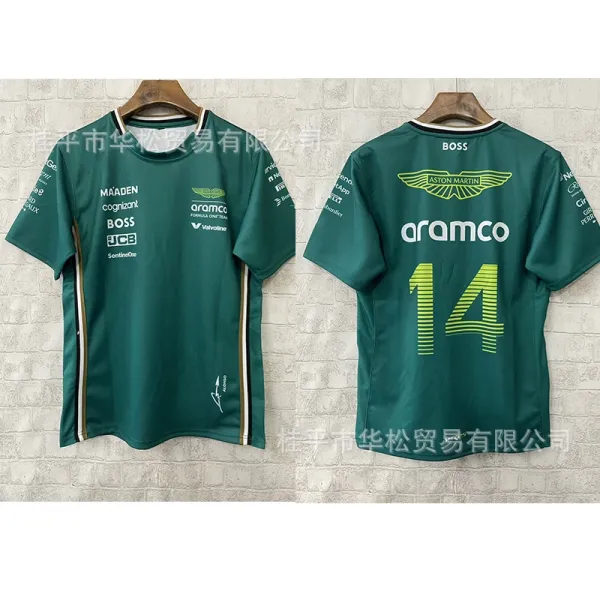 Aston Martin Aramco F1 Team Racing Jersey Green - 1