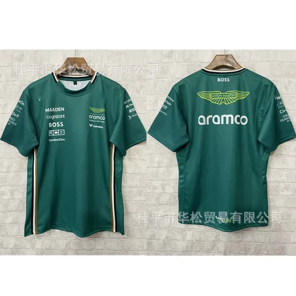 Aston Martin Aramco F1 Team Official Pit Crew Jersey Green - 1