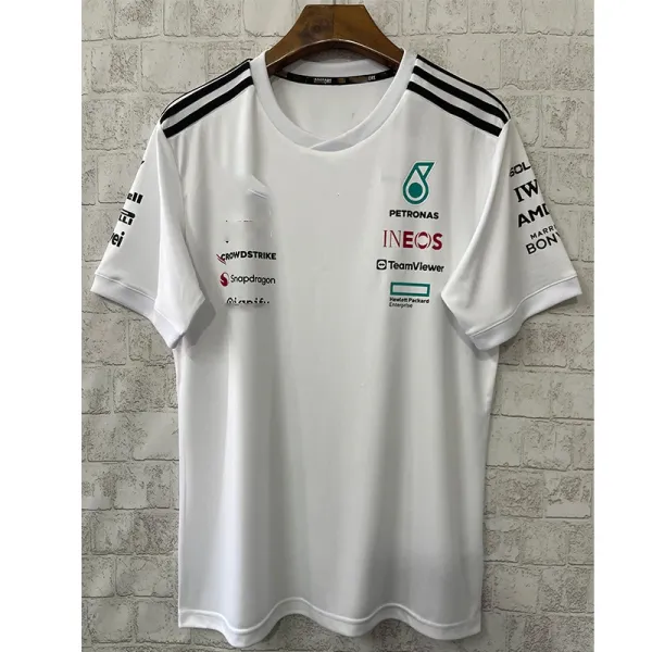 Mercedes-AMG Petronas F1 Team Official Race Shirt White Jersey - 1