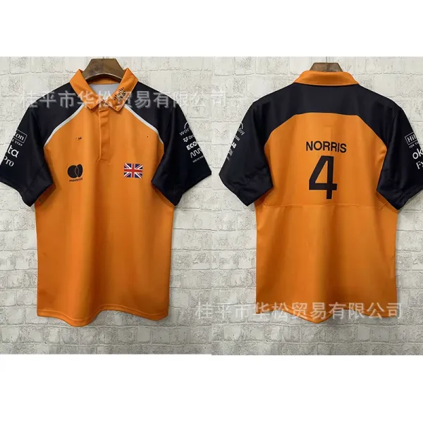 McLaren x Lando Norris Official Team Polo Orange/Black - 1