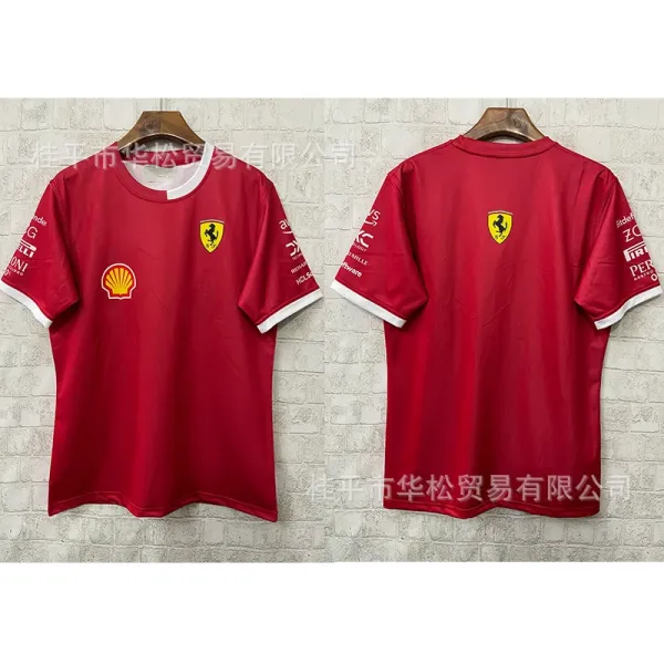 Ferrari F1 Team Replica Jersey Red T-Shirt - 1