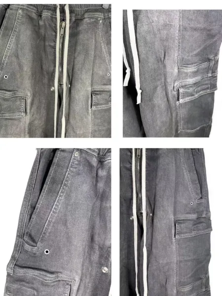 Rick Owens DRKSHDW Cargo Pants Gradient Wash Denim - 5