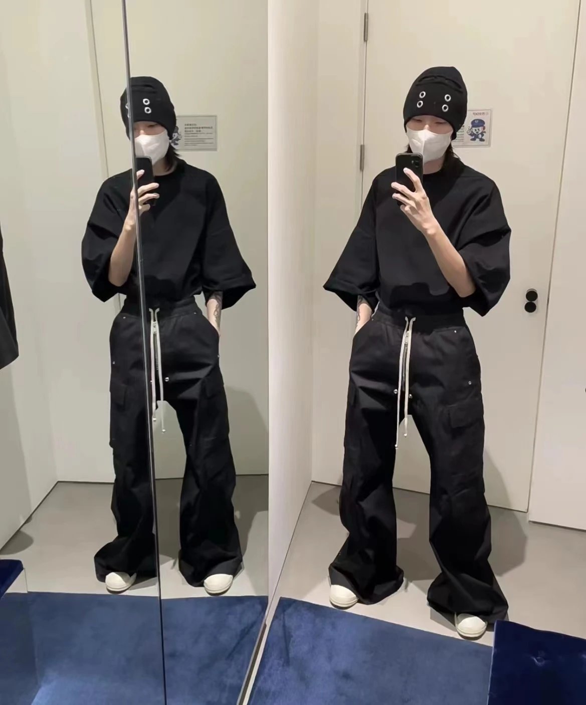 Design PYCLAB Cargo Pants Black Pants - 17
