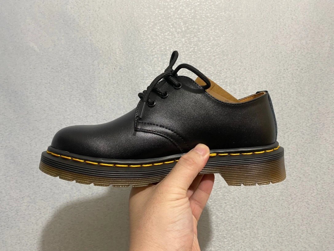 Dr. Martens 1461 Quad Black Leather Derby Shoes