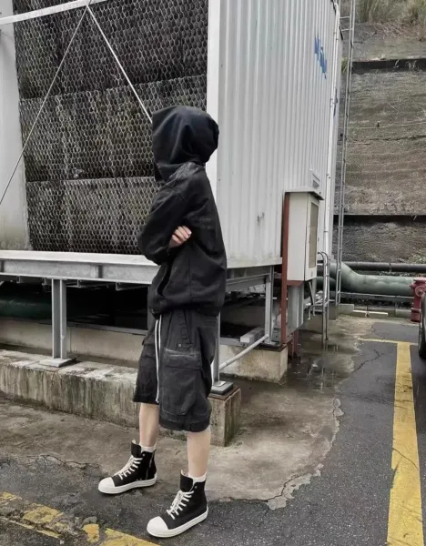 Rick Owens DRKSHDW Cargo Pants Gradient Wash Denim - 8