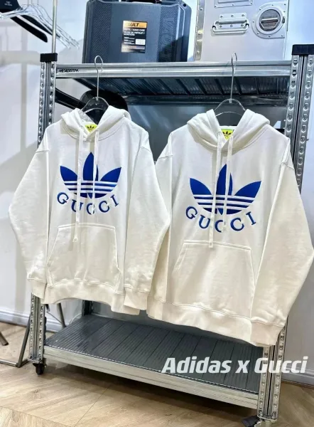 Gucci Logo Print Hoodie Black - 12