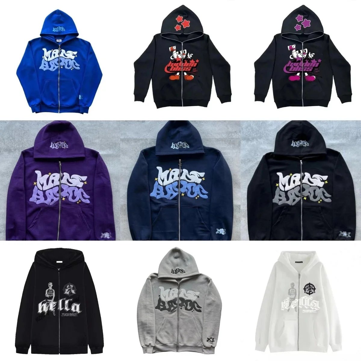 Unisex Graffiti-Style Hoodie