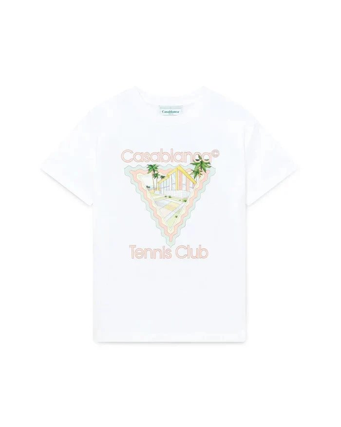 Casablanca Tennis Club T-shirt White