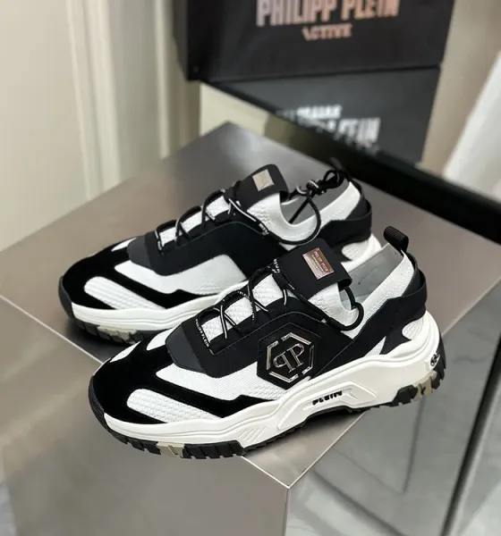 Philipp Plein PP Hexagon Chunky Sneakers White - 10