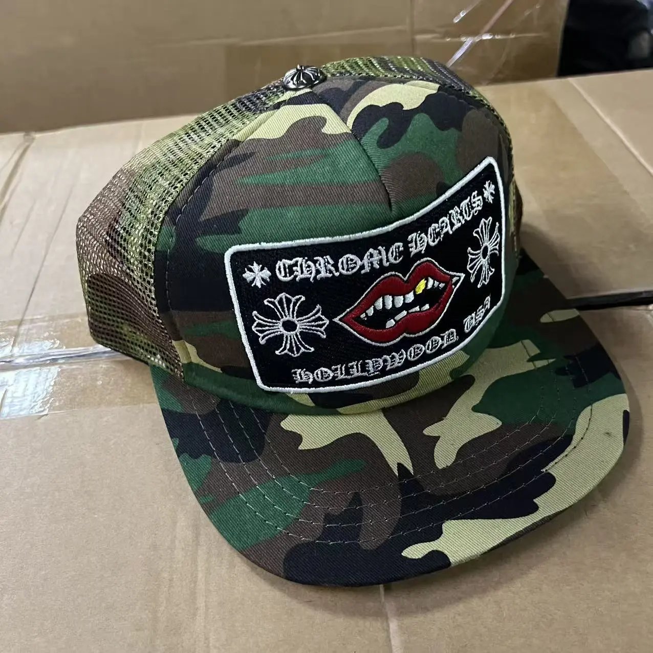 Chrome Hearts Matty Boy Chomper Trucker Hat Camo