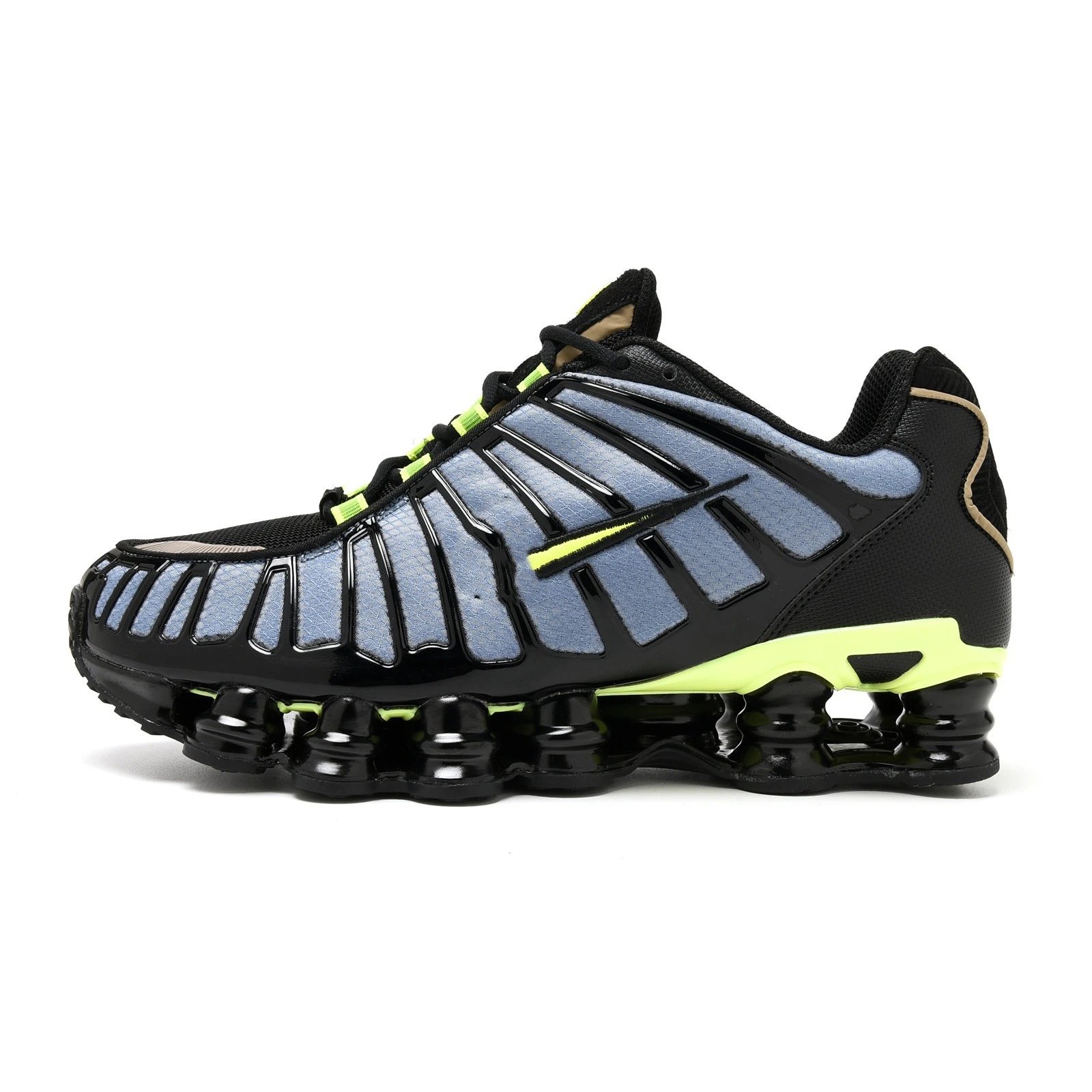 TL Style-39-47-Black with Fluorescent Green Swoosh