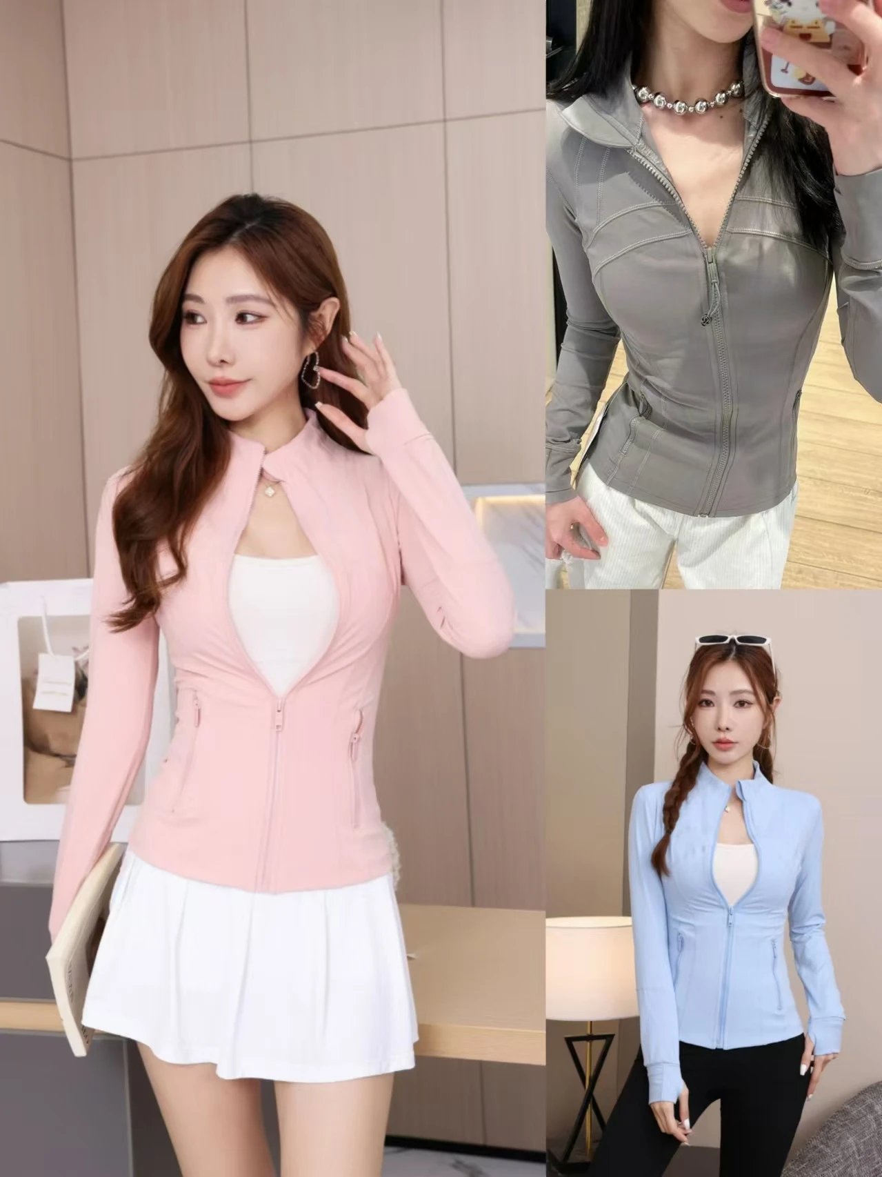 Zip-Up Fitted Jacket
