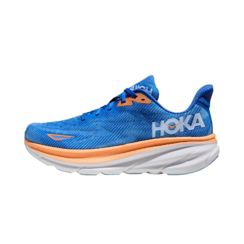 HOKA Sneakers Clifton 9 Running Shoes — Blue Orange