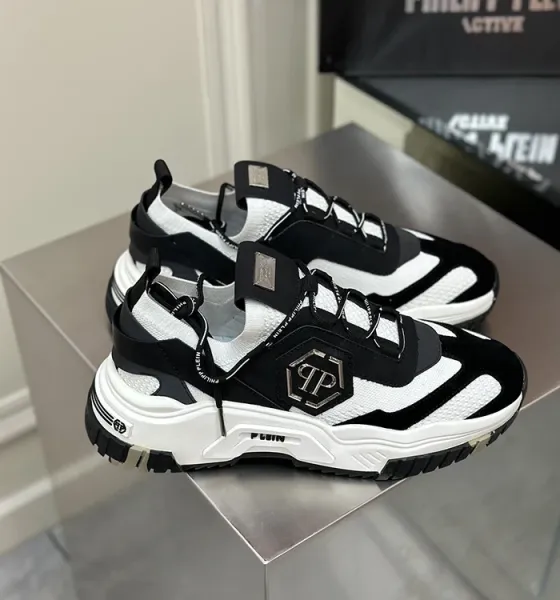 Philipp Plein PP Hexagon Chunky Sneakers White - 9