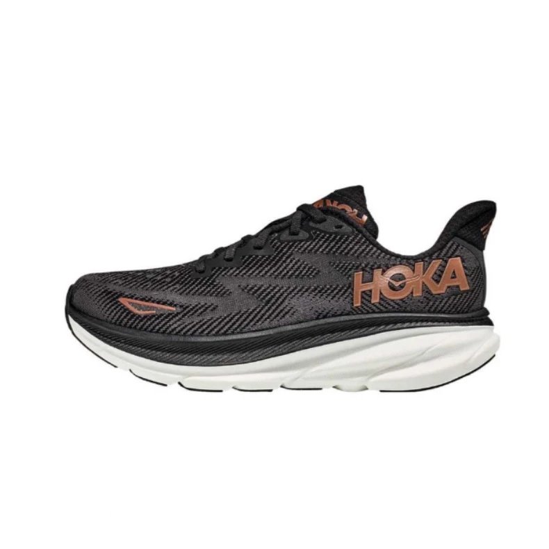HOKA Sneakers Clifton 9 Running Shoes — Black Gold