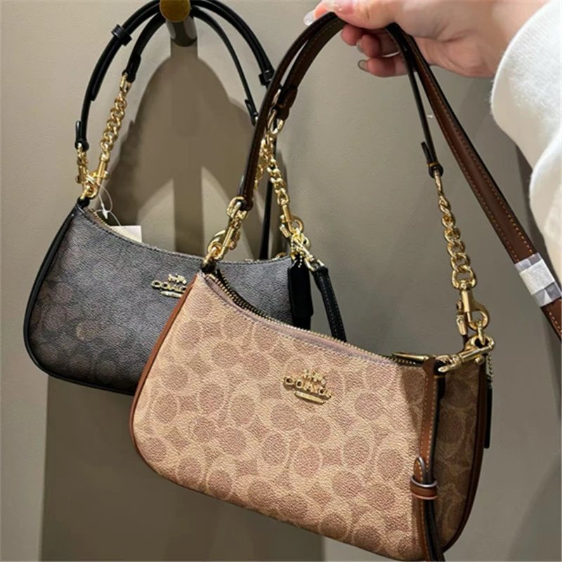 Koujia's new Teri25 armpit bag is classic, fashionable, high-end, retro chain mahjong bag, hand-held diagonal cross women's bag