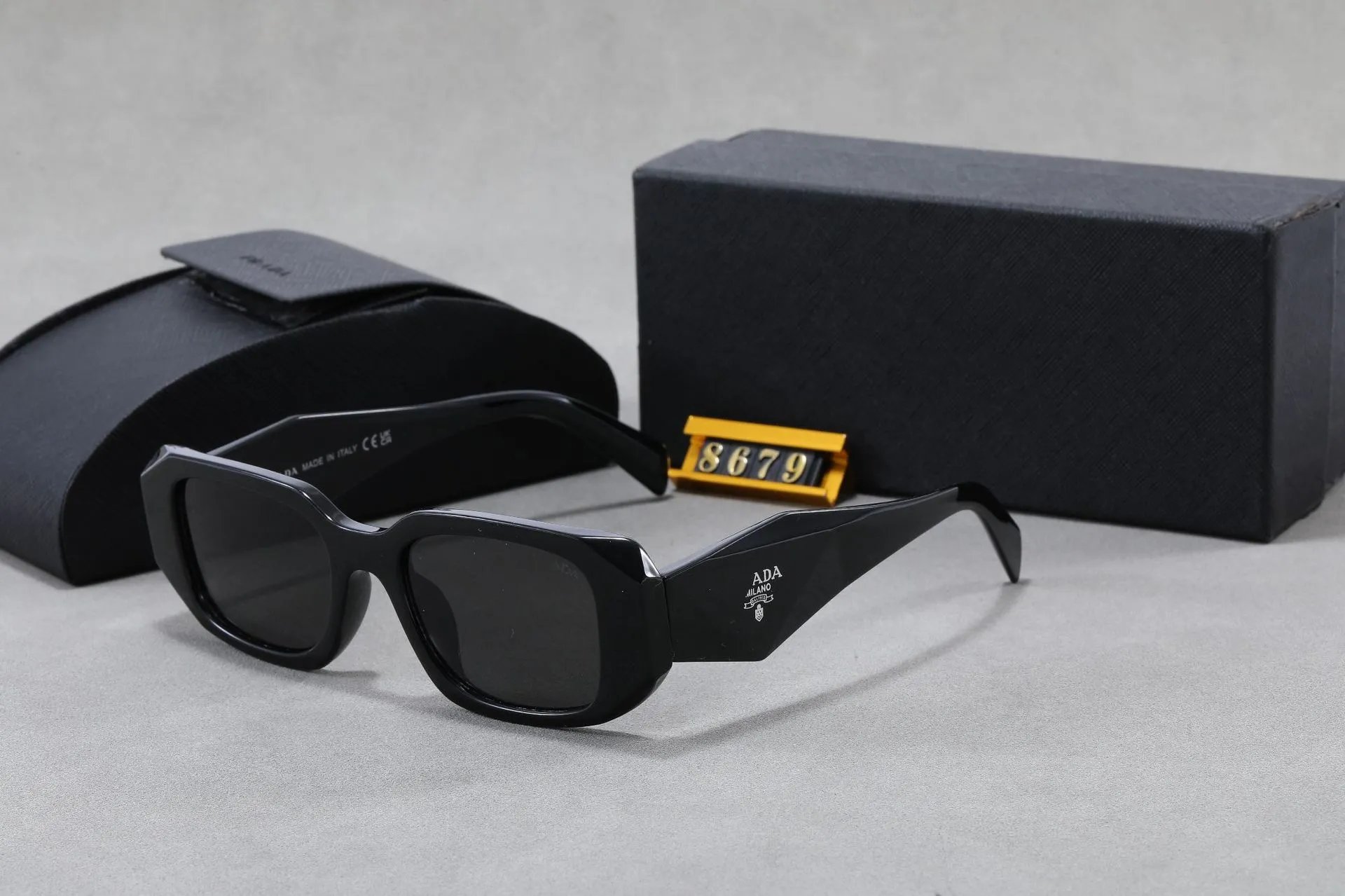 Prada Symbole Geometric Acetate Sunglasses Black (SPR 17WS)